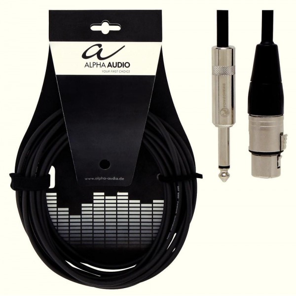 Alpha Audio Pro Line Microphone Cable XLR - Jack 6m